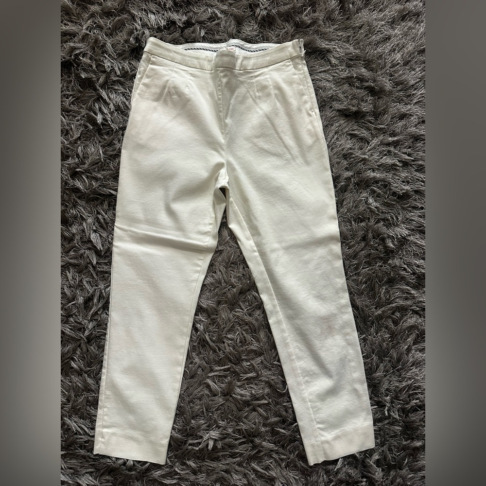 Riley & Rae Cream Women's Pants - Picture 1 of 7